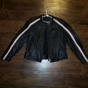 Women's Leather Motorcycle Jacket